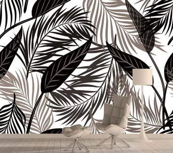 Тропическая пальмовая ветвь Природа 3D Фреска Обои для гостиной Обои на Рабочий стол Бумага для домашнего Декора Фрески Съемные настенные росписи